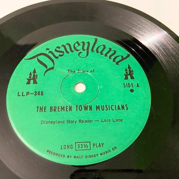 Vintage 1970 Disney Bremen Town Musicians  7 Inch Record and Book - Picture 15 of 15
